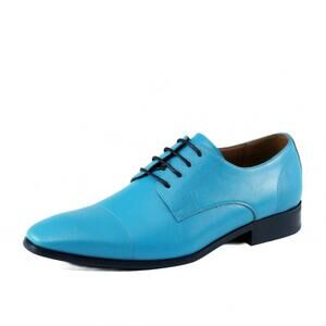NEW AMALI men's russo oxford shoes in teal